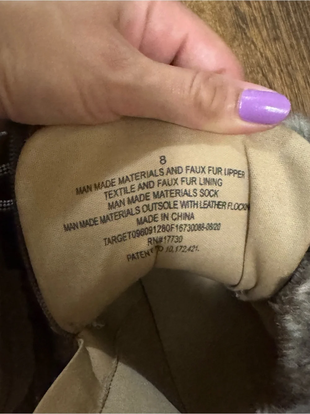 Target suede wear